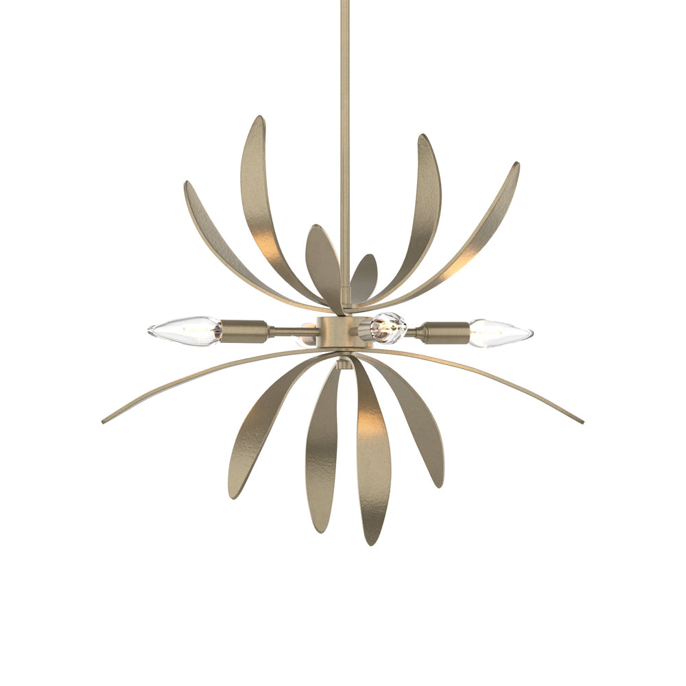 Dahlia Pendant Light in Soft Gold.
