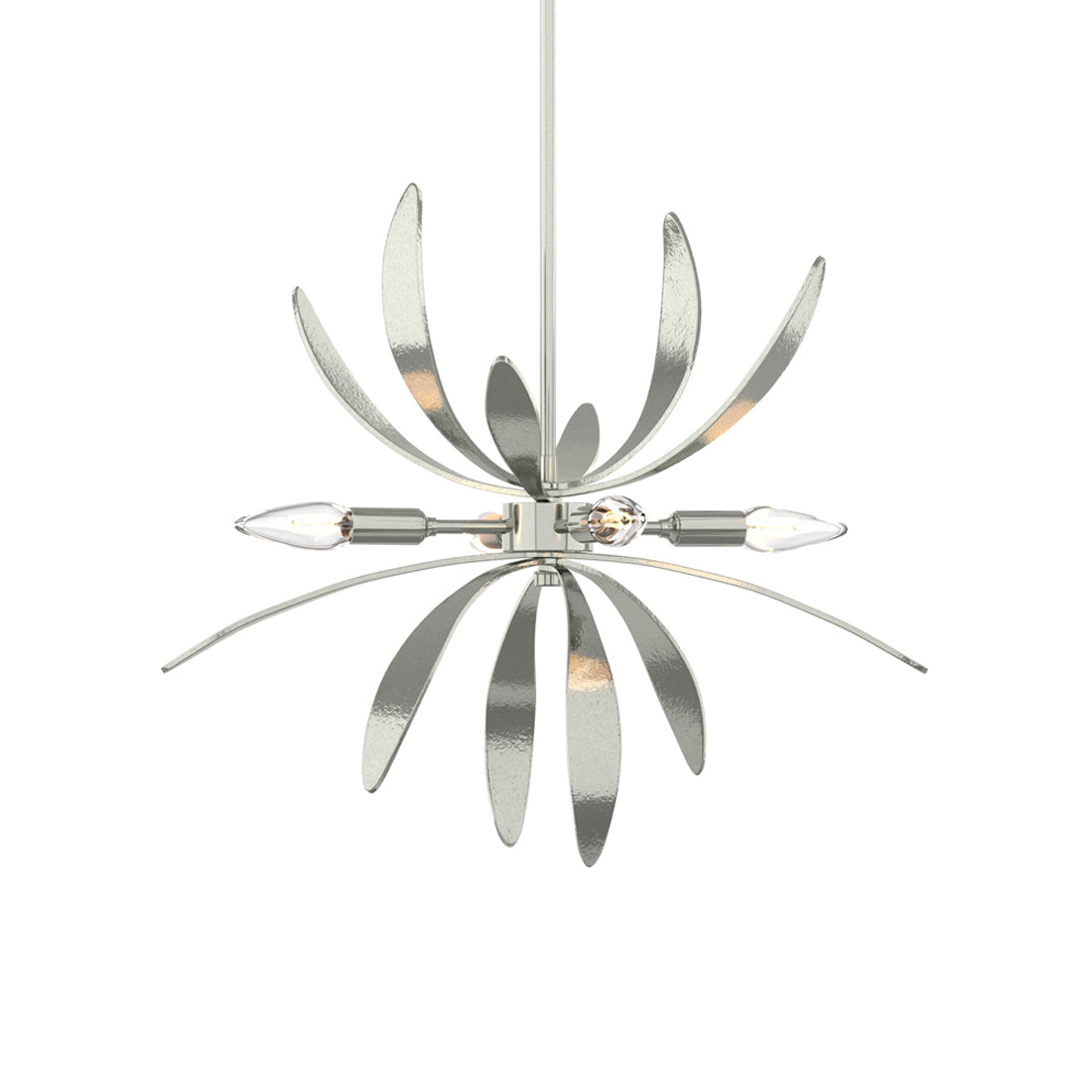 Dahlia Pendant Light in Sterling.