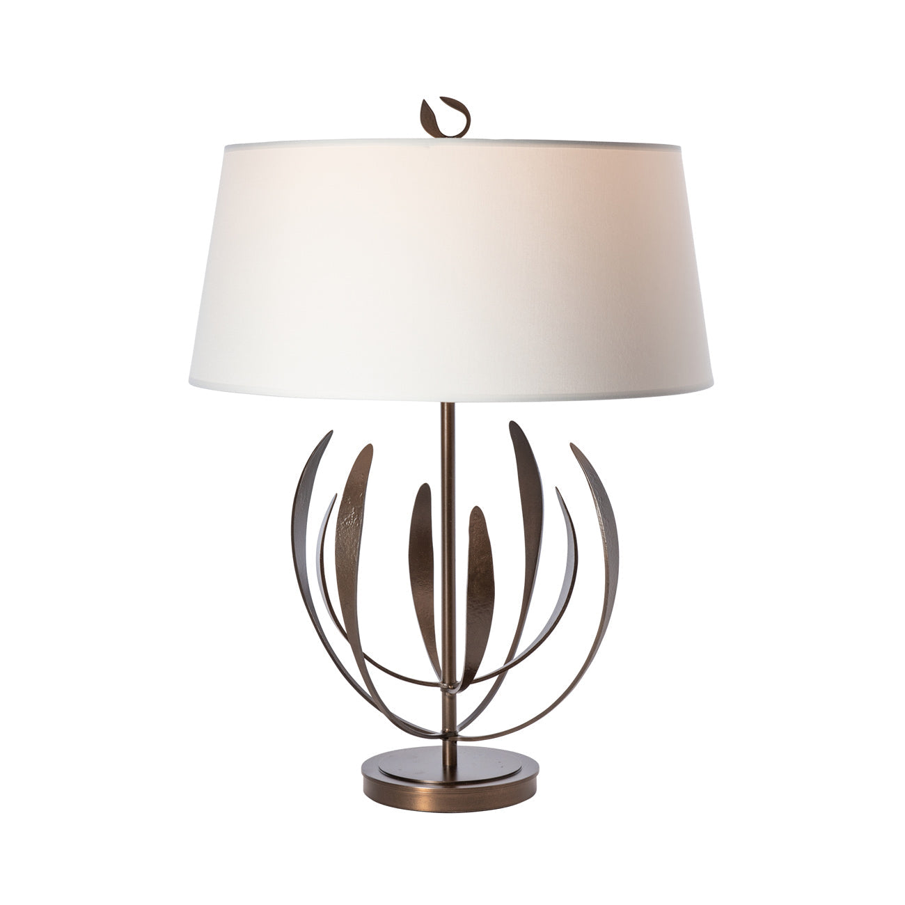 Dahlia Table Lamp in Bronze.