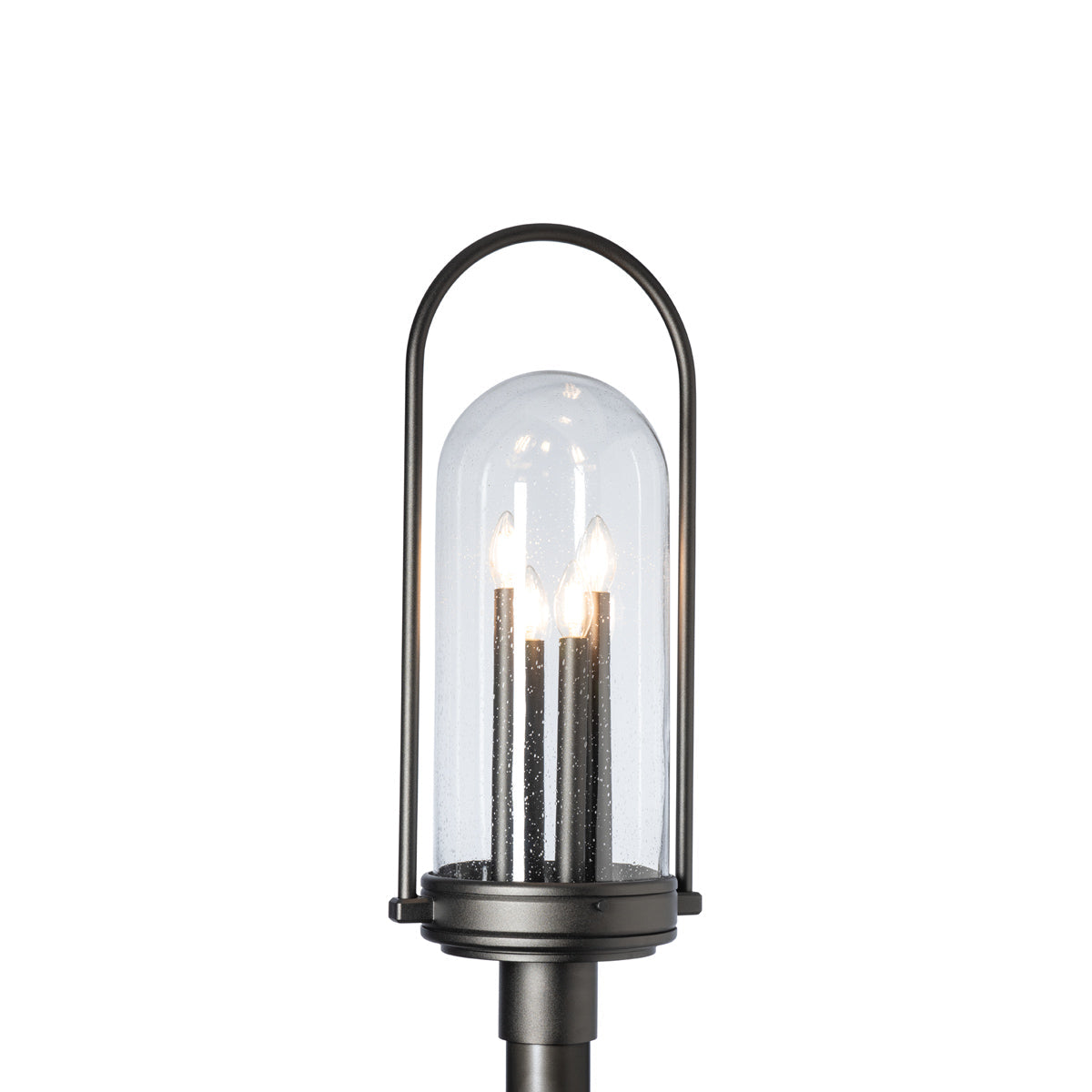 Davis Outdoor Post Light in Coastal Oil Rubbed Bronze.