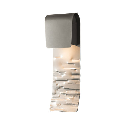 Element Outdoor Wall Light in Coastal Burnished Steel (19-Inch).