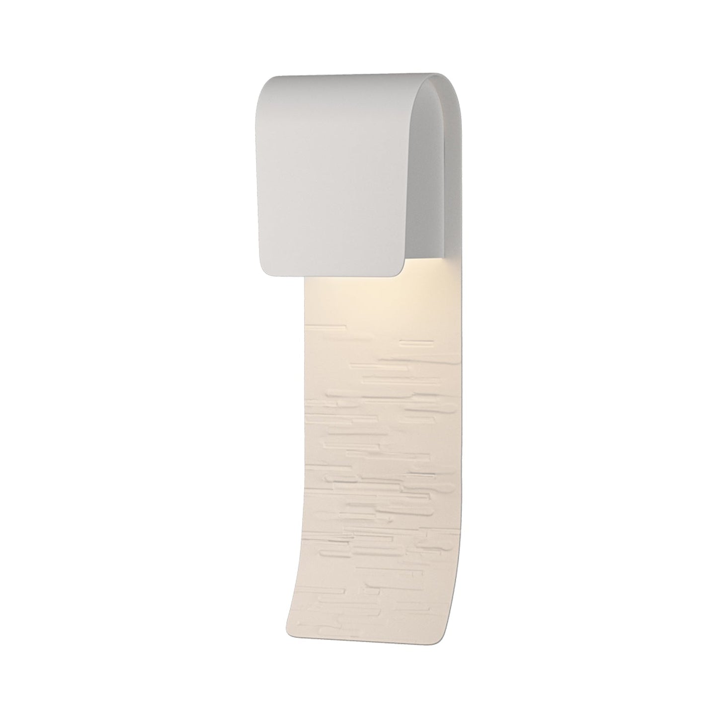 Element Outdoor Wall Light in Coastal White (19-Inch).