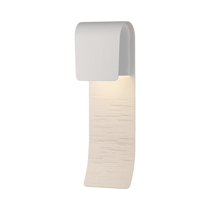 Element Outdoor Wall Light in Coastal White (19-Inch).