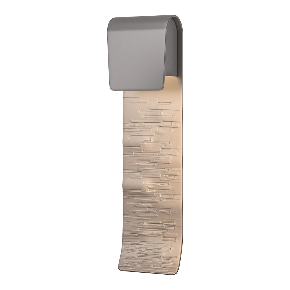 Element Outdoor Wall Light in Coastal Burnished Steel (30.5-Inch).