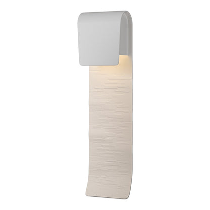 Element Outdoor Wall Light in Coastal White (30.5-Inch).