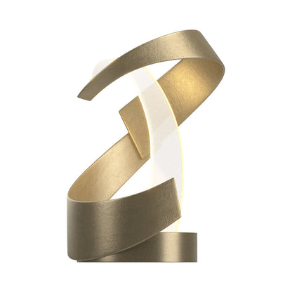 Encounter LED Table Lamp in Soft Gold.