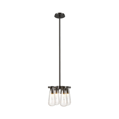 Eos Semi Flush Convertible Pendant Light in Oil Rubbed Bronze