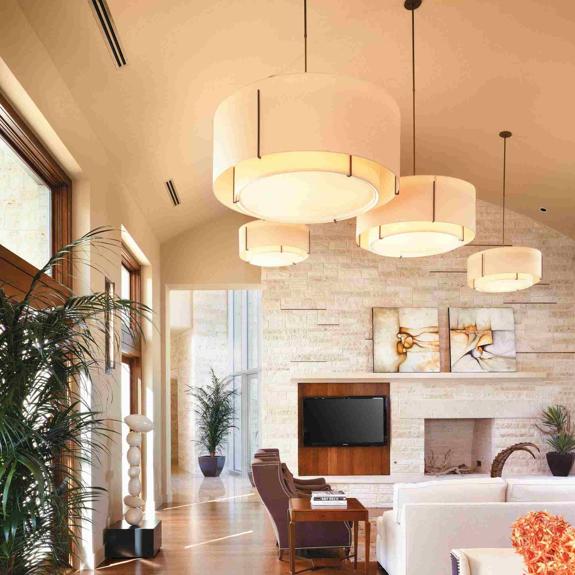 Exos Double Shade Large Scale Pendant Light, image size:1946x1946