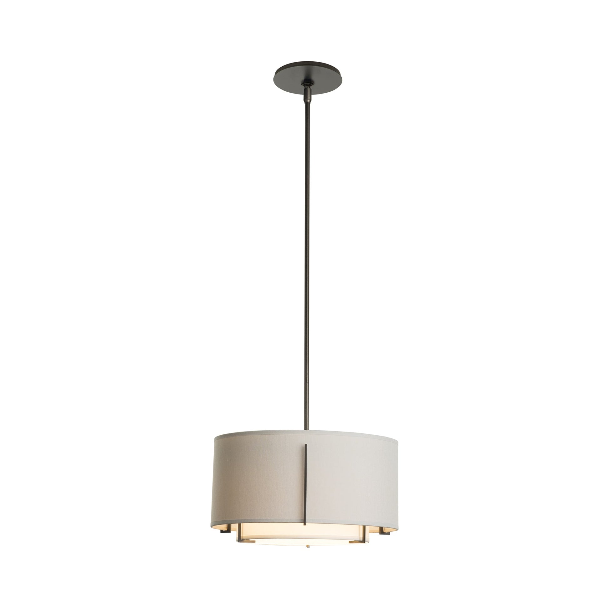 Exos Double Shade Pendant Light in Detail.