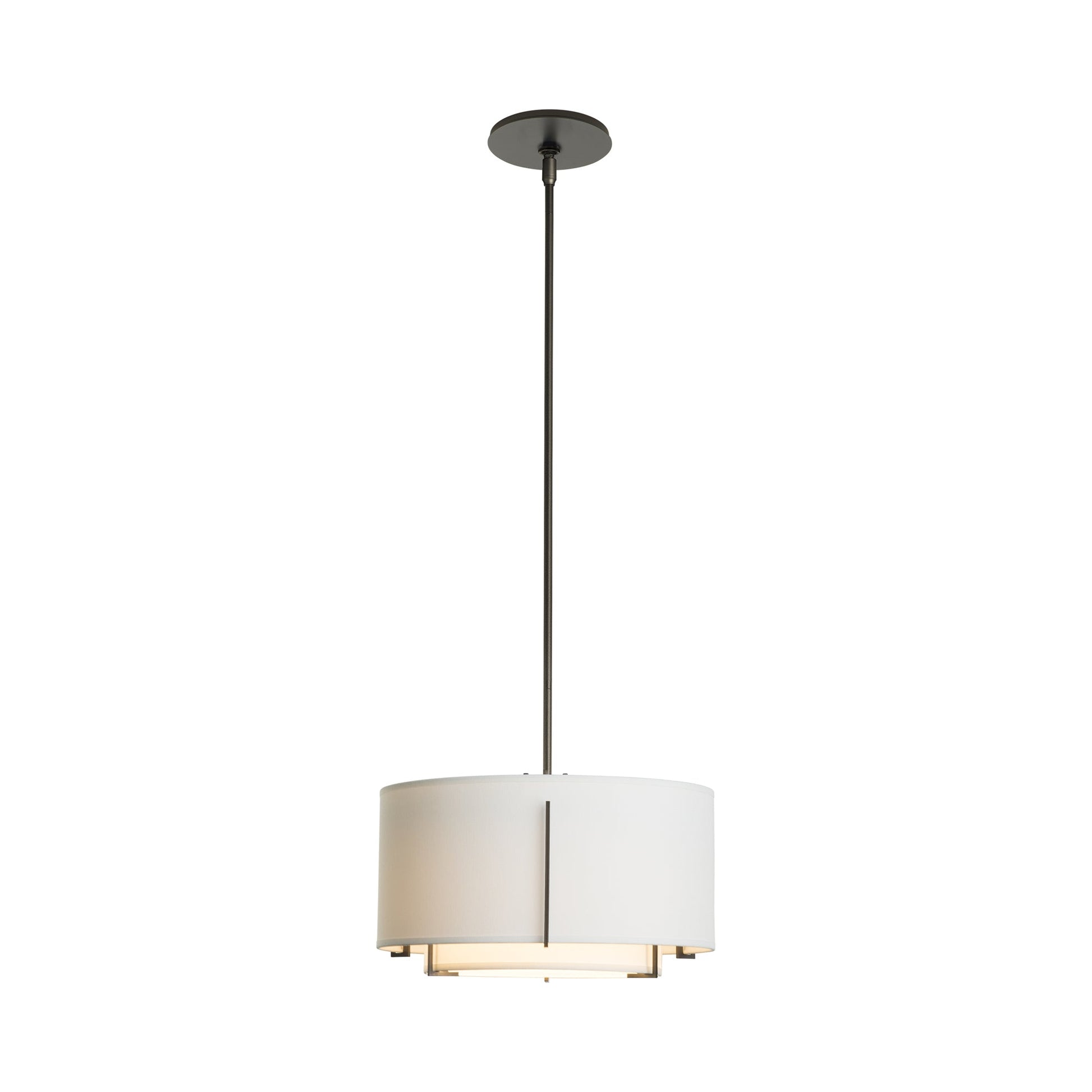 Exos Double Shade Pendant Light in Detail.