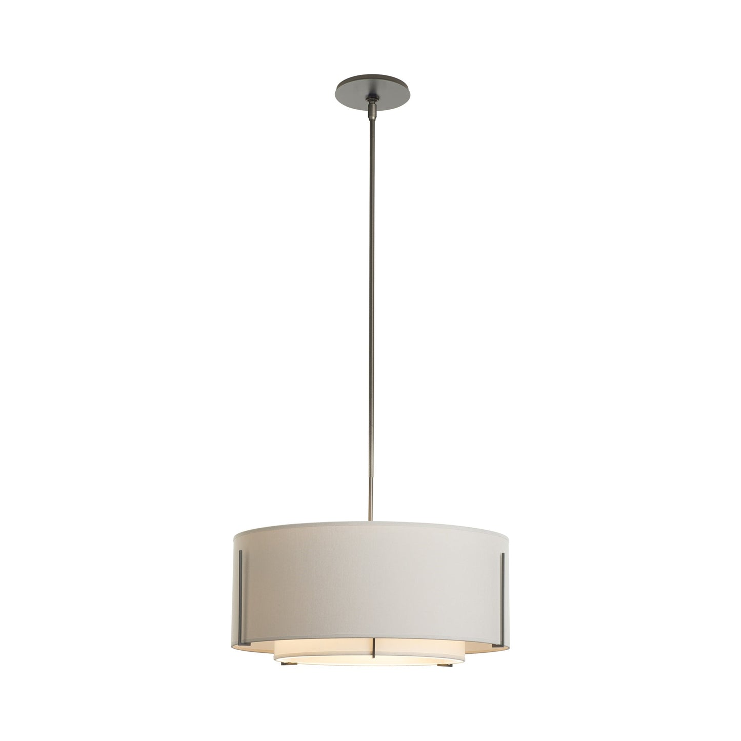Exos Double Shade Pendant Light in Detail.