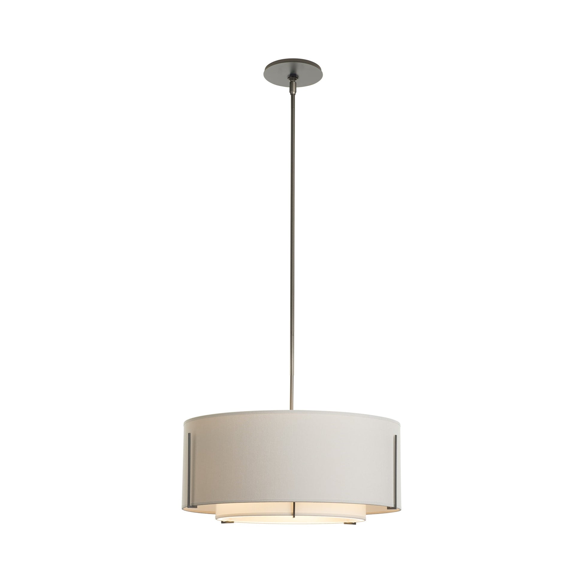 Exos Double Shade Pendant Light in Detail.