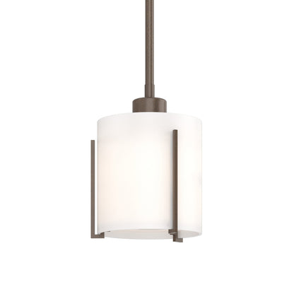 Exos Round Mini Pendant Light in Bronze (Small).