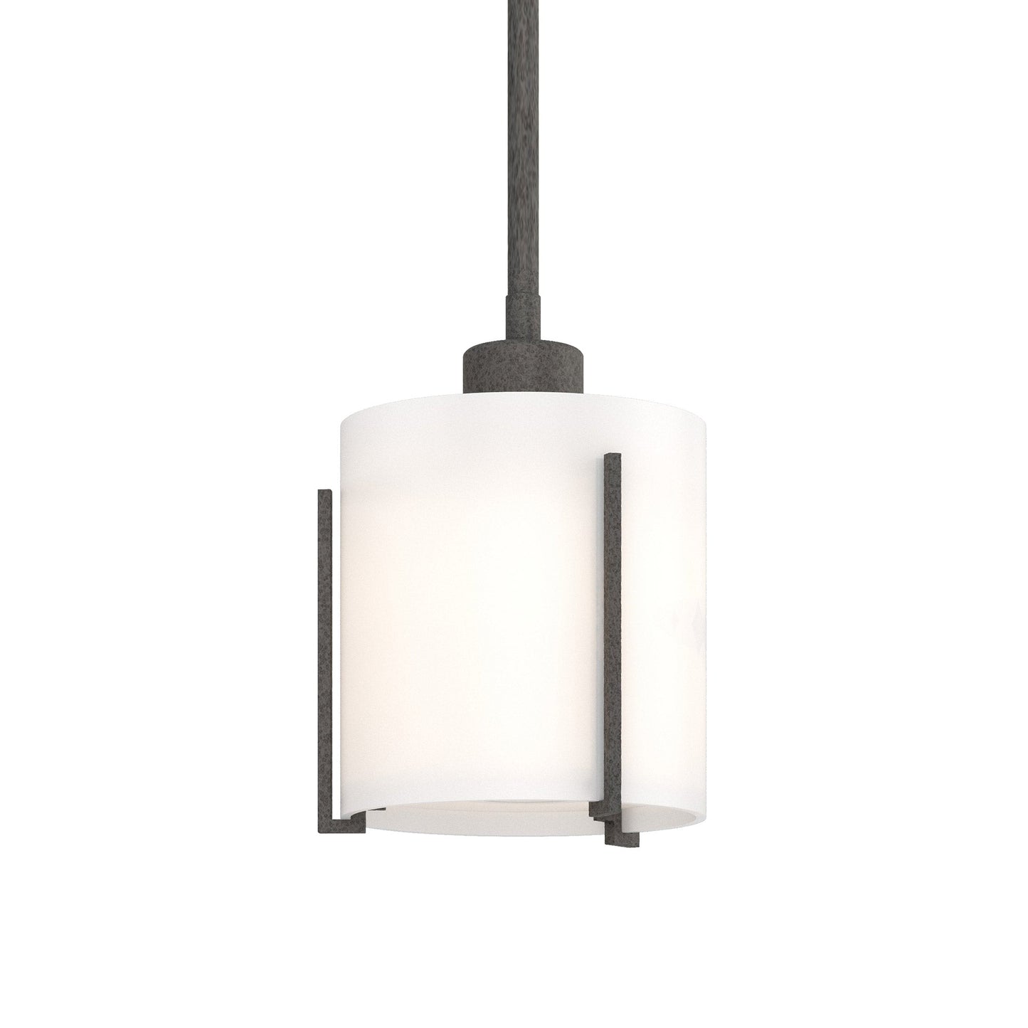 Exos Round Mini Pendant Light in Natural Iron (Small).