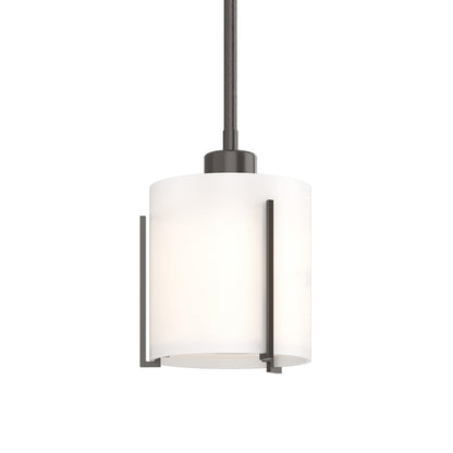 Exos Round Mini Pendant Light in Oil Rubbed Bronze (Small).