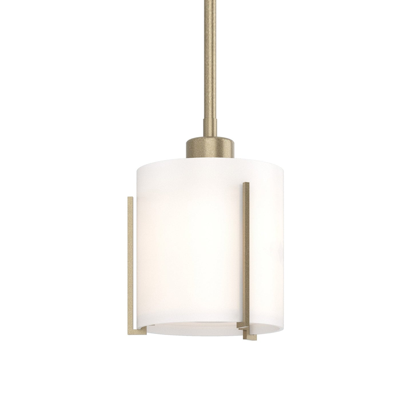 Exos Round Mini Pendant Light in Soft Gold (Small).