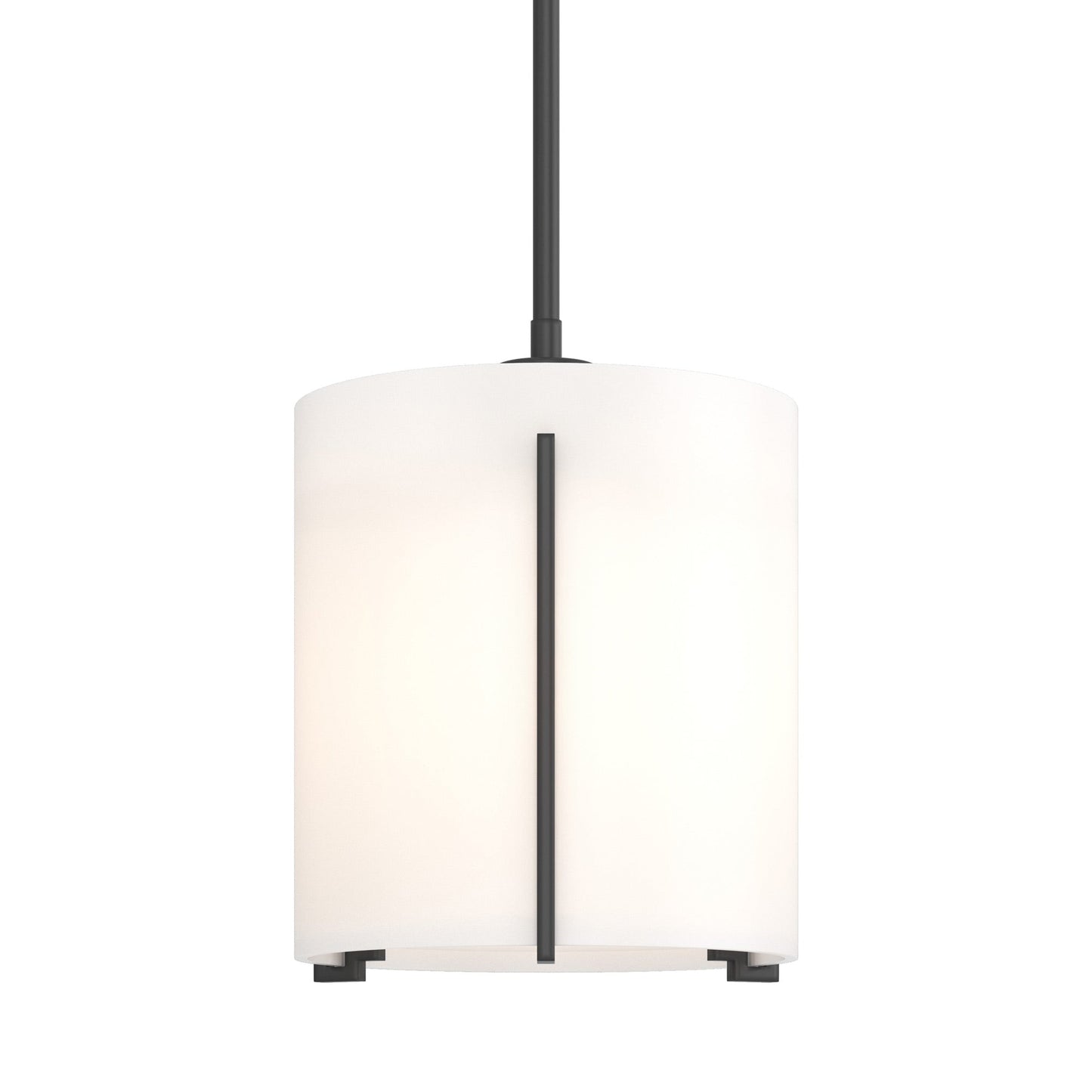 Exos Round Mini Pendant Light in Black (Large).