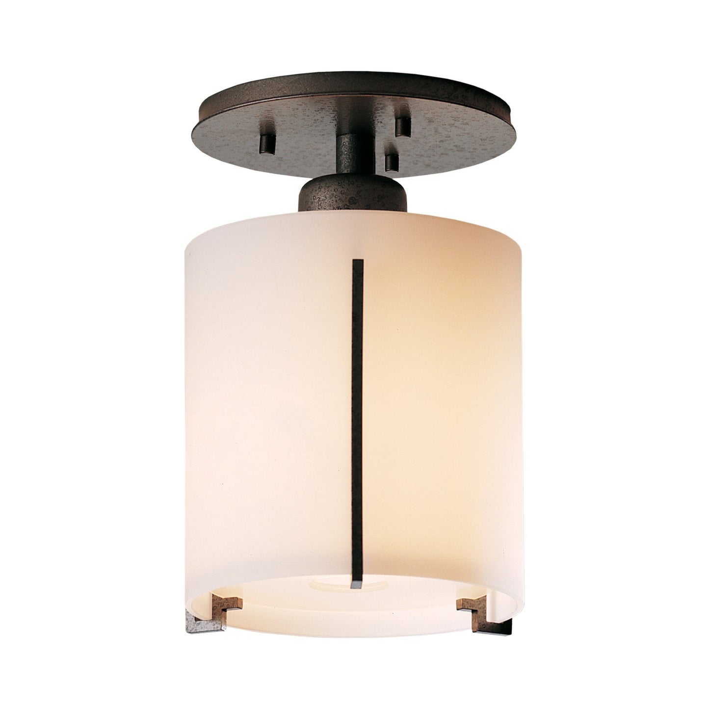 Exos Round Semi Flush Mount Ceiling Light in Detail.