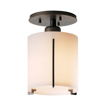 Exos Round Semi Flush Mount Ceiling Light in Detail.