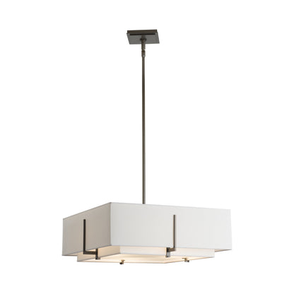 Exos Square Double Shade Pendant Light in Detail.