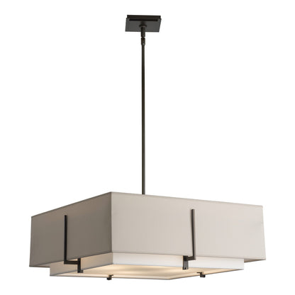 Exos Square Double Shade Pendant Light in Detail.