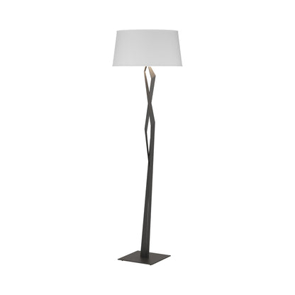 Facet Floor Lamp in Black (Natural Anna).
