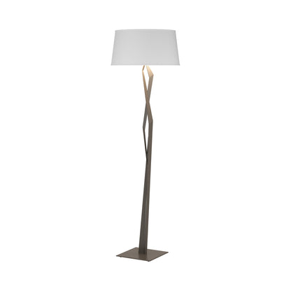 Facet Floor Lamp in Dark Smoke (Natural Anna).