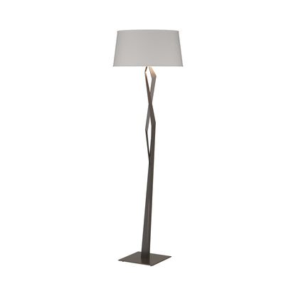 Facet Floor Lamp in Oil Rubbed Bronze (Flax).