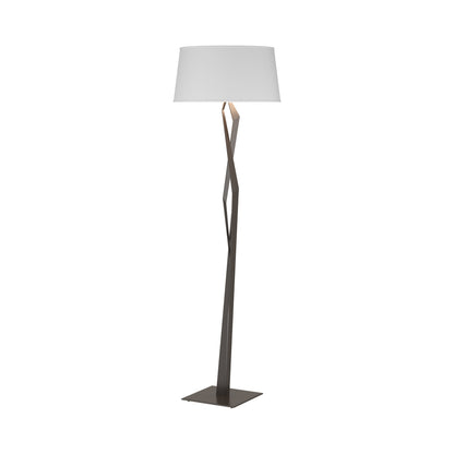 Facet Floor Lamp in Oil Rubbed Bronze (Natural Anna).