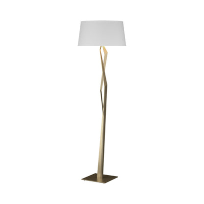 Facet Floor Lamp in Soft Gold (Natural Anna).