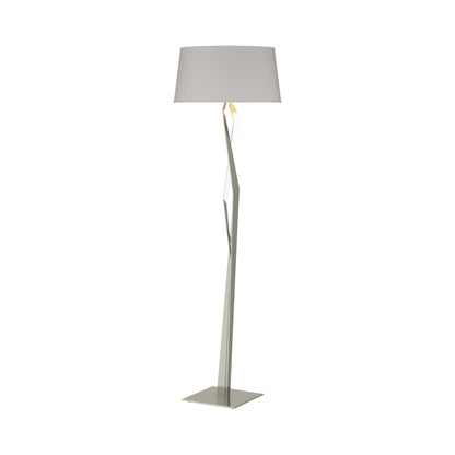 Facet Floor Lamp in Sterling (Flax).
