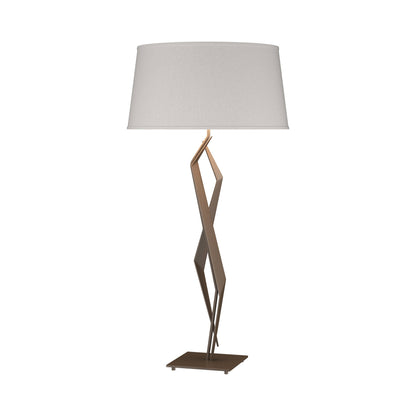 Facet Table Lamp in Bronze (Flax).