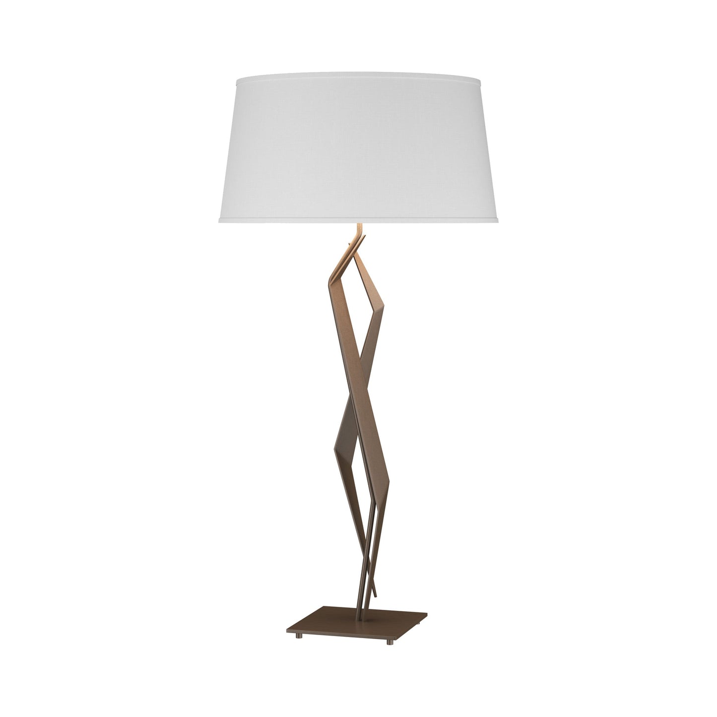 Facet Table Lamp in Bronze (Natural Anna).