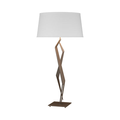 Facet Table Lamp in Bronze (Natural Anna).