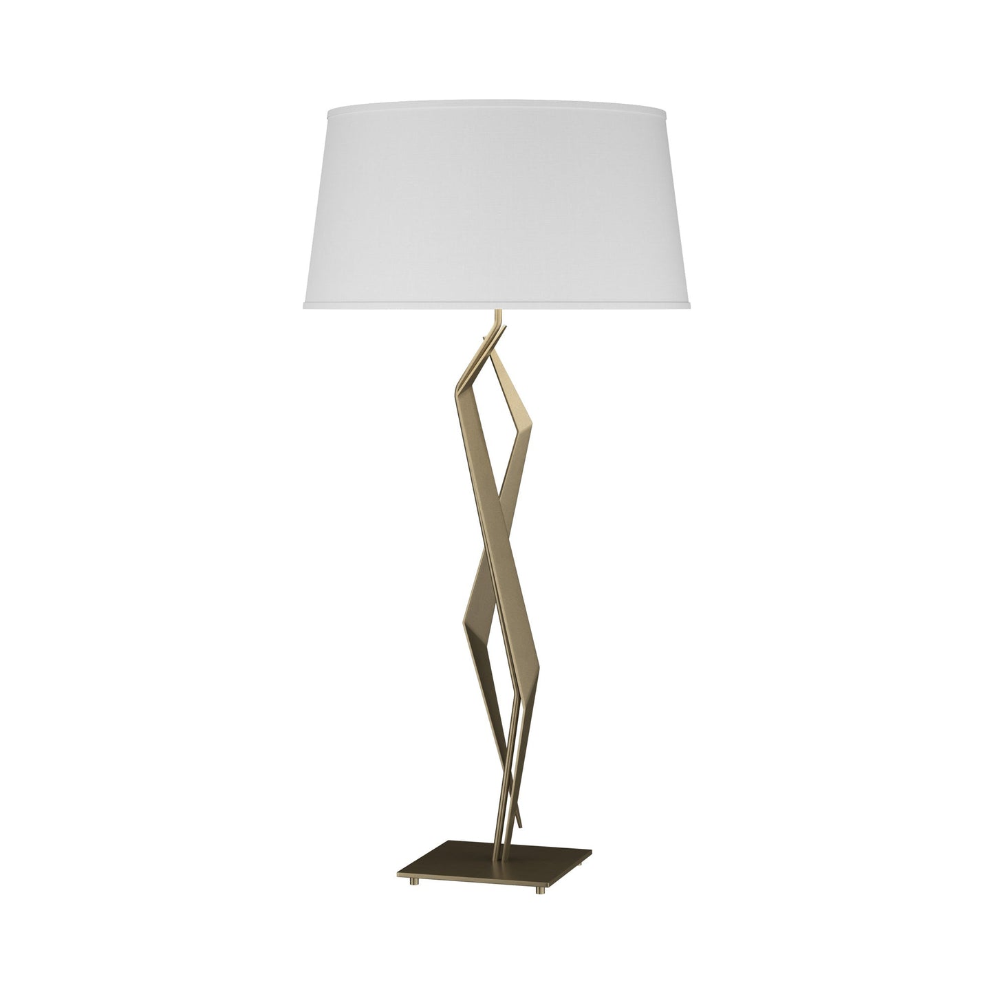 Facet Table Lamp in Soft Gold (Natural Anna).