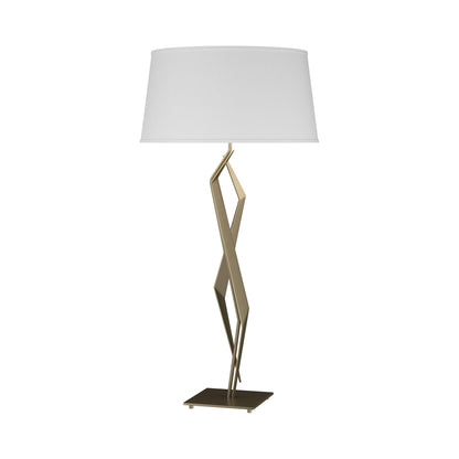 Facet Table Lamp in Soft Gold (Natural Anna).