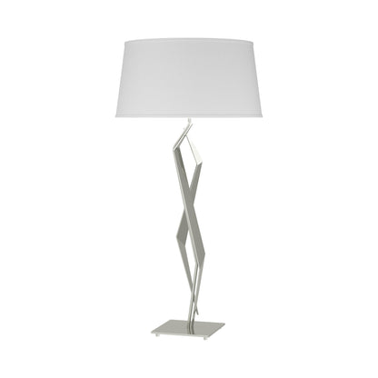 Facet Table Lamp in Sterling (Natural Anna).
