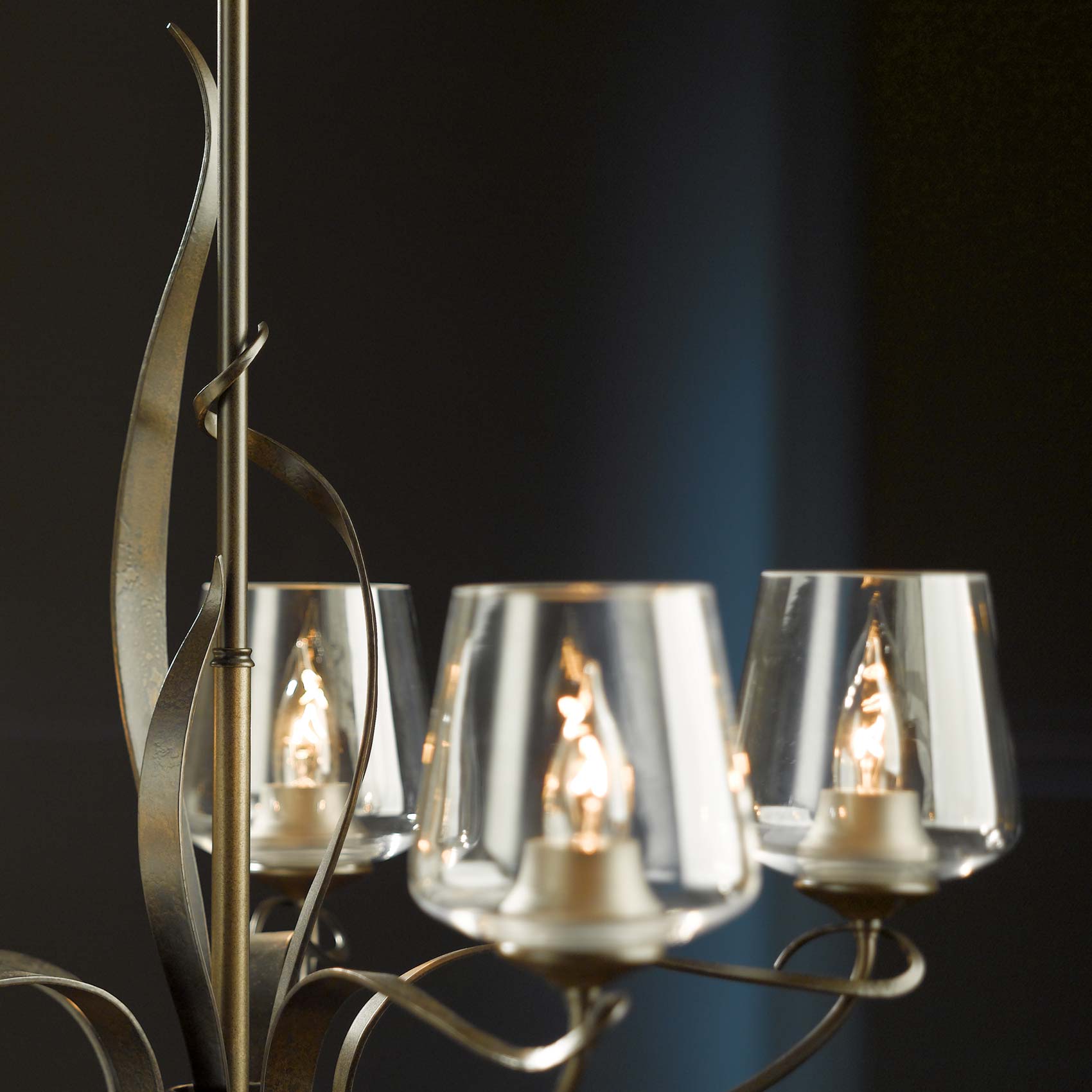Flora Arm Chandelier in Detail.