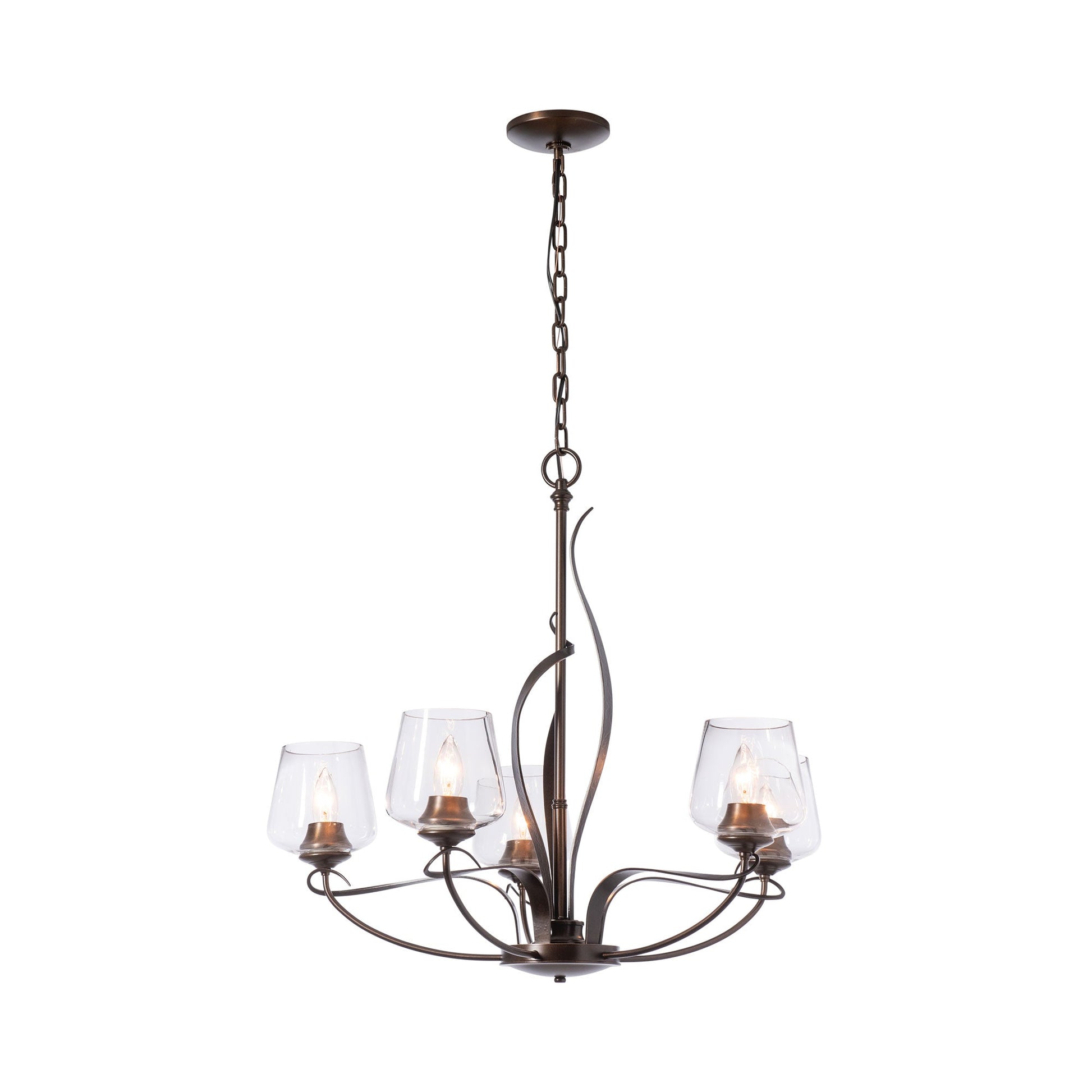 Flora Arm Chandelier in Detail.