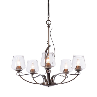 Flora Arm Chandelier in Detail.