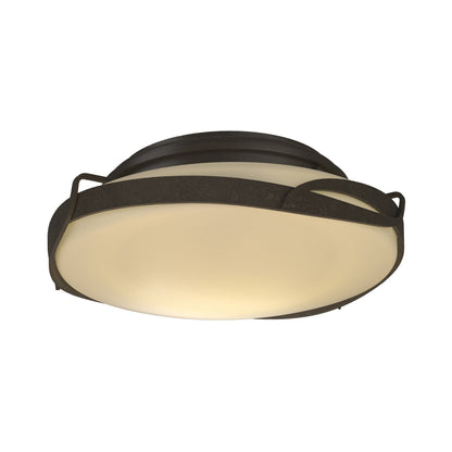 Flora Flush Mount Ceiling Light in Dark Smoke.