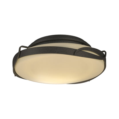 Flora Flush Mount Ceiling Light in Natural Iron.