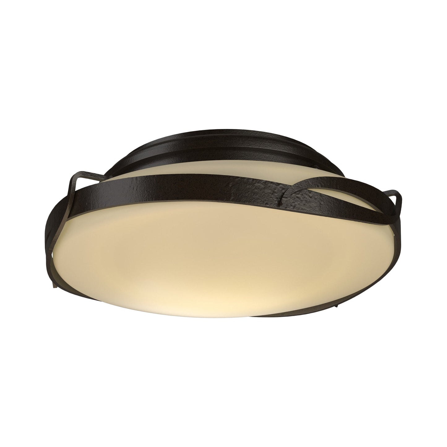 Flora Flush Mount Ceiling Light in Oil Rubbed Bronze.