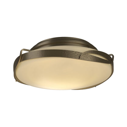 Flora Flush Mount Ceiling Light in Soft Gold.