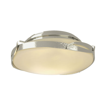 Flora Flush Mount Ceiling Light in Sterling.