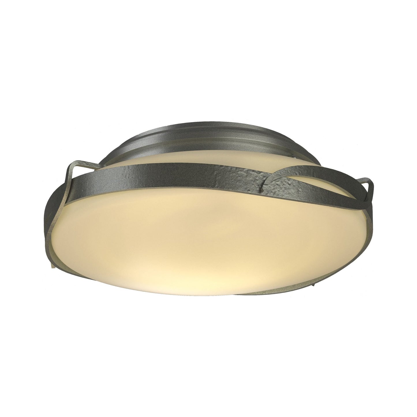 Flora Flush Mount Ceiling Light in Vintage Platinum.