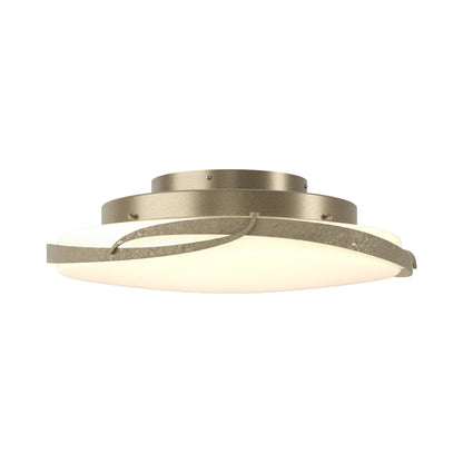 Flora LED Flush Mount Ceiling Light in Soft Gold.