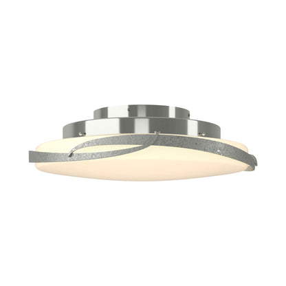 Flora LED Flush Mount Ceiling Light in Sterling.