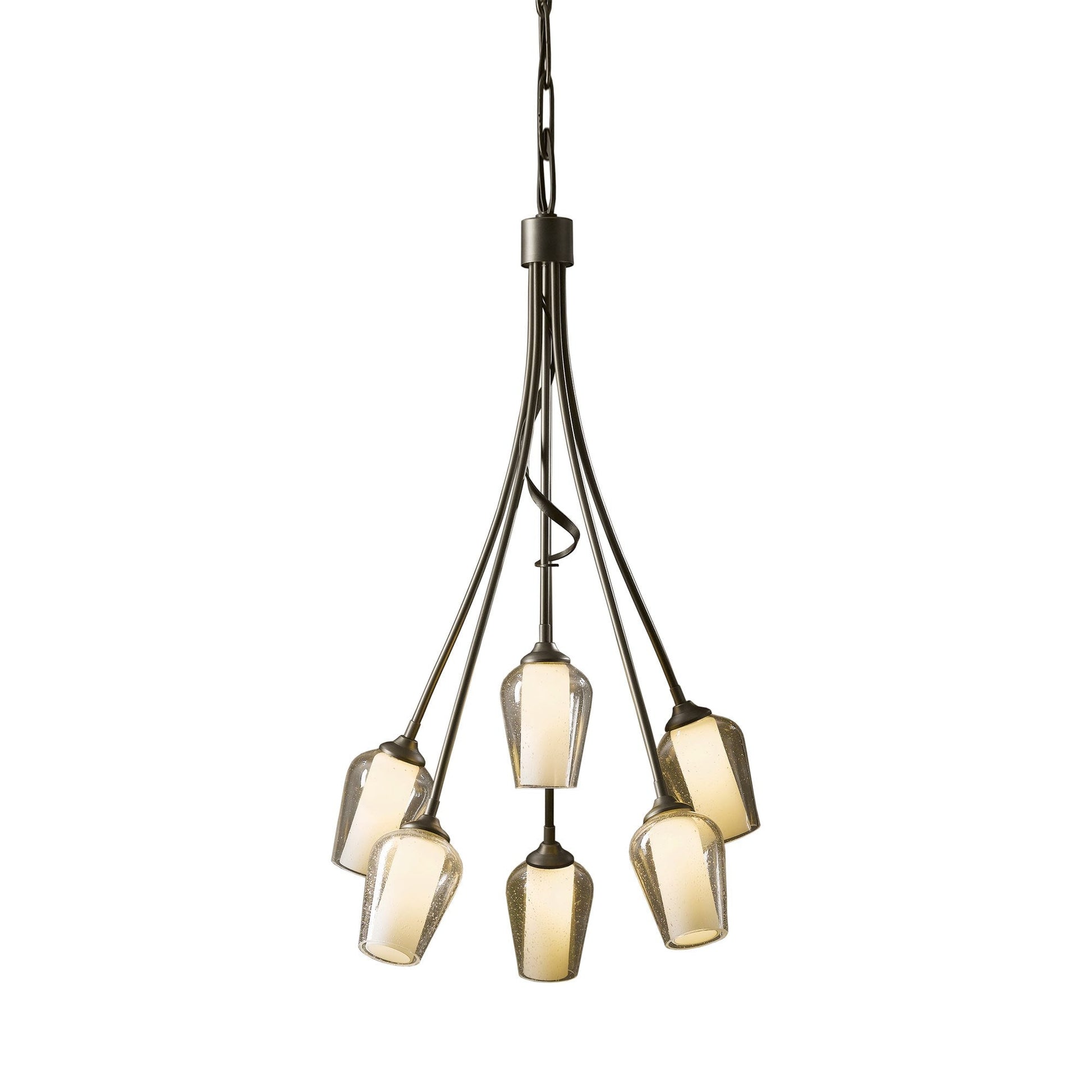 Flora Multi-Light Arm Chandelier in Detail.