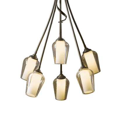 Flora Multi-Light Arm Chandelier in Detail.